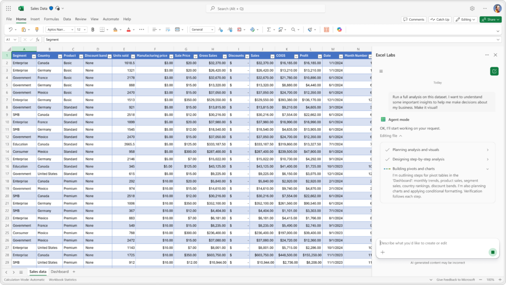 Microsoft додає ШІ-агентів у Word та Excel 2