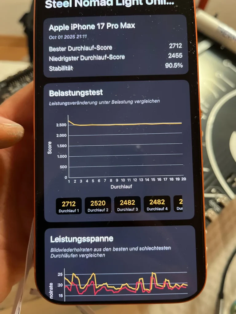 Ентузіаст встановив кулери від SSD на iPhone 17 Pro Max 4