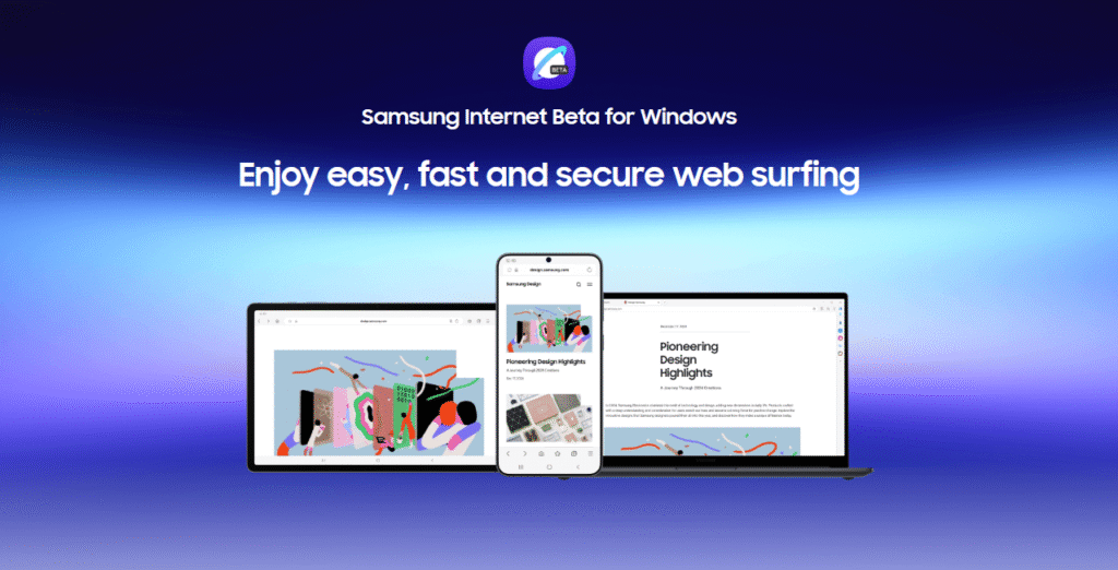 Samsung запускає браузер Internet для ПК 2