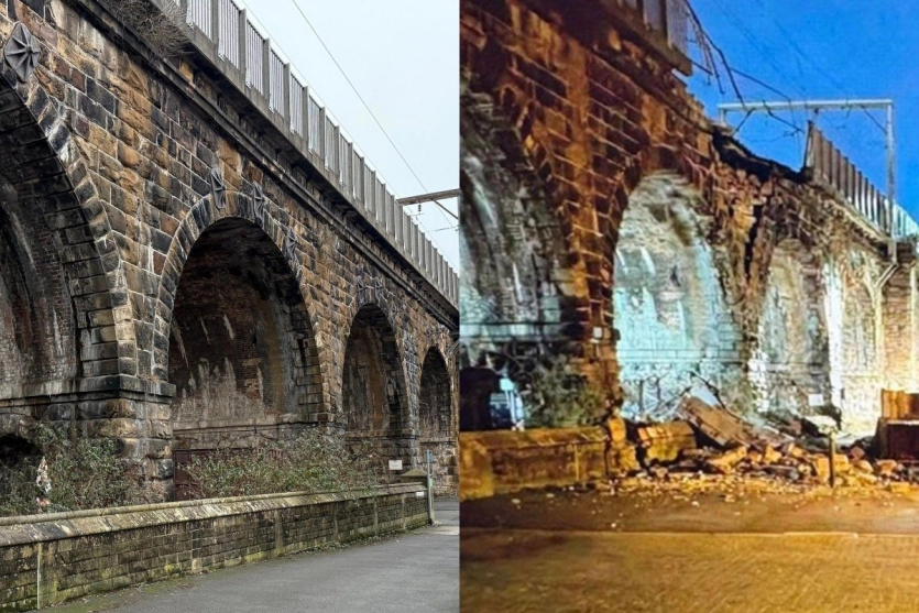 ШІ-фейк з обвалом залізничного моста зупинив 32 реальні поїзди у Британії 1