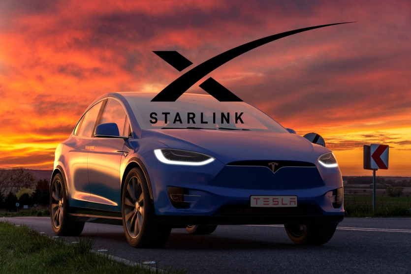 Tesla патентує вбудовану антену Starlink у своїх авто 1