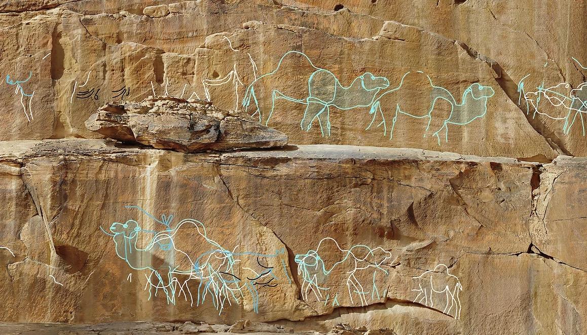 Вчені виявили найдавніші наскельні малюнки, які слугували картою для пошуку води