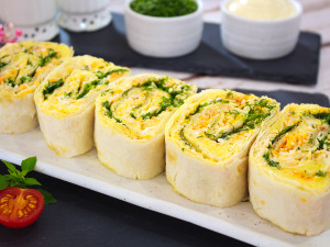 Рулет з лаваша «Мімоза» 16