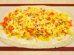 Рулет з лаваша «Мімоза» 11