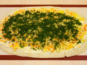 Рулет з лаваша «Мімоза» 13