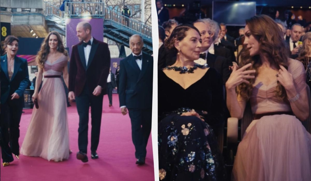 Кейт Міддлтон з'явилася на BAFTA з рідкісною королівською реліквією (відео)