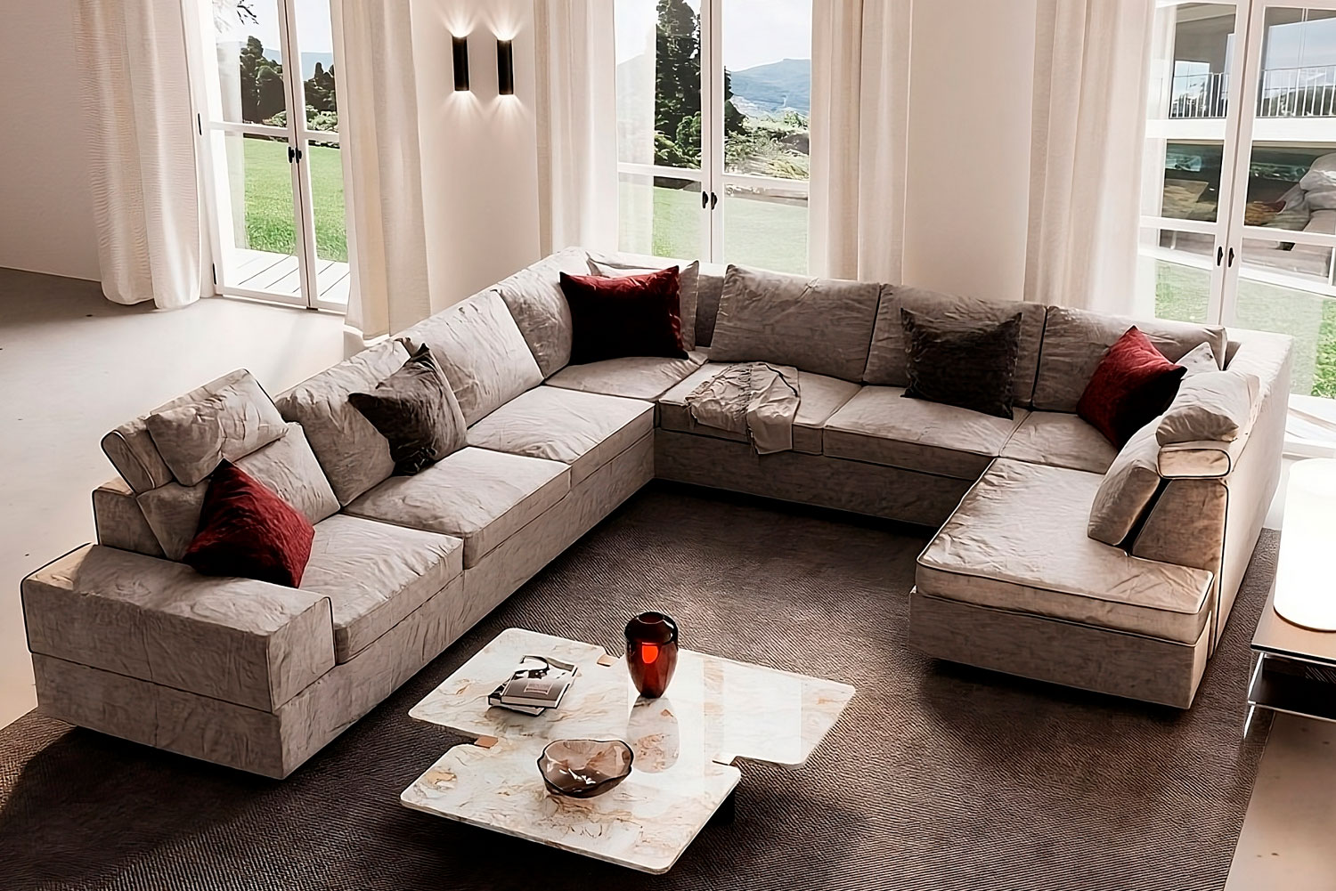 Як оновити інтер'єр за вихідні: 8 реальних змін без ремонту та великих витрат Затишна оновлена вітальня з теплим освітленням і продуманим декором без капітального ремонту