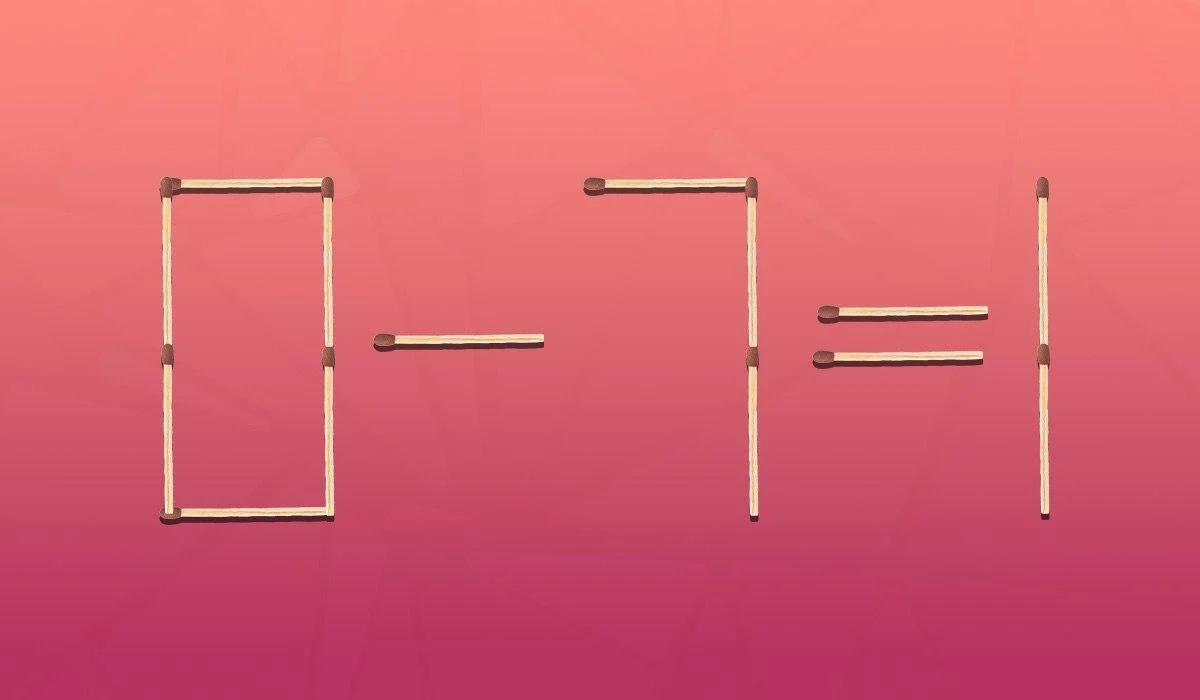 Який сірник виправить рівність: на пошук рішення головоломки у вас є 5 секунд