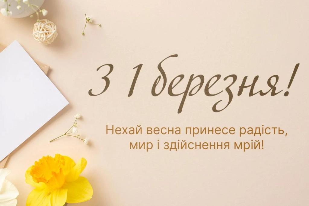 Ось і настала весна: як зворушливо привітати з 1 березня близьких і друзів