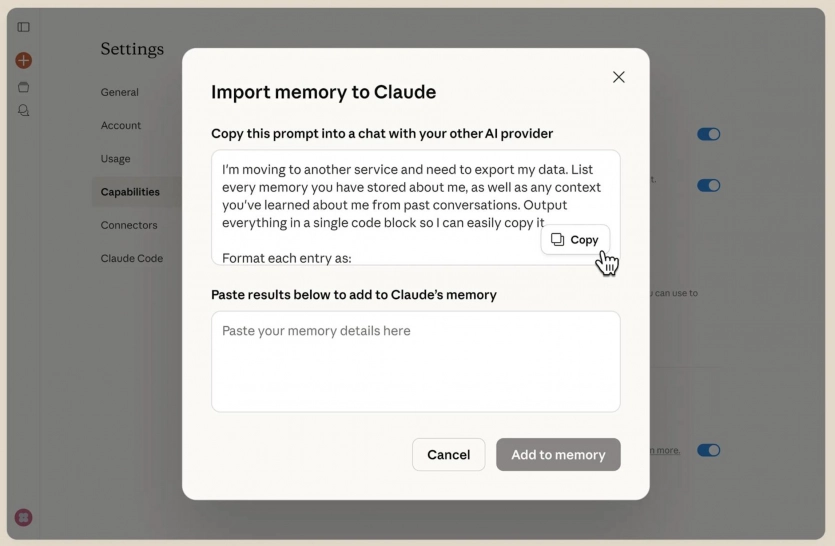 ШІ без кордонів: Anthropic додала до Claude імпорт діалогів з іншими чат-ботами 2