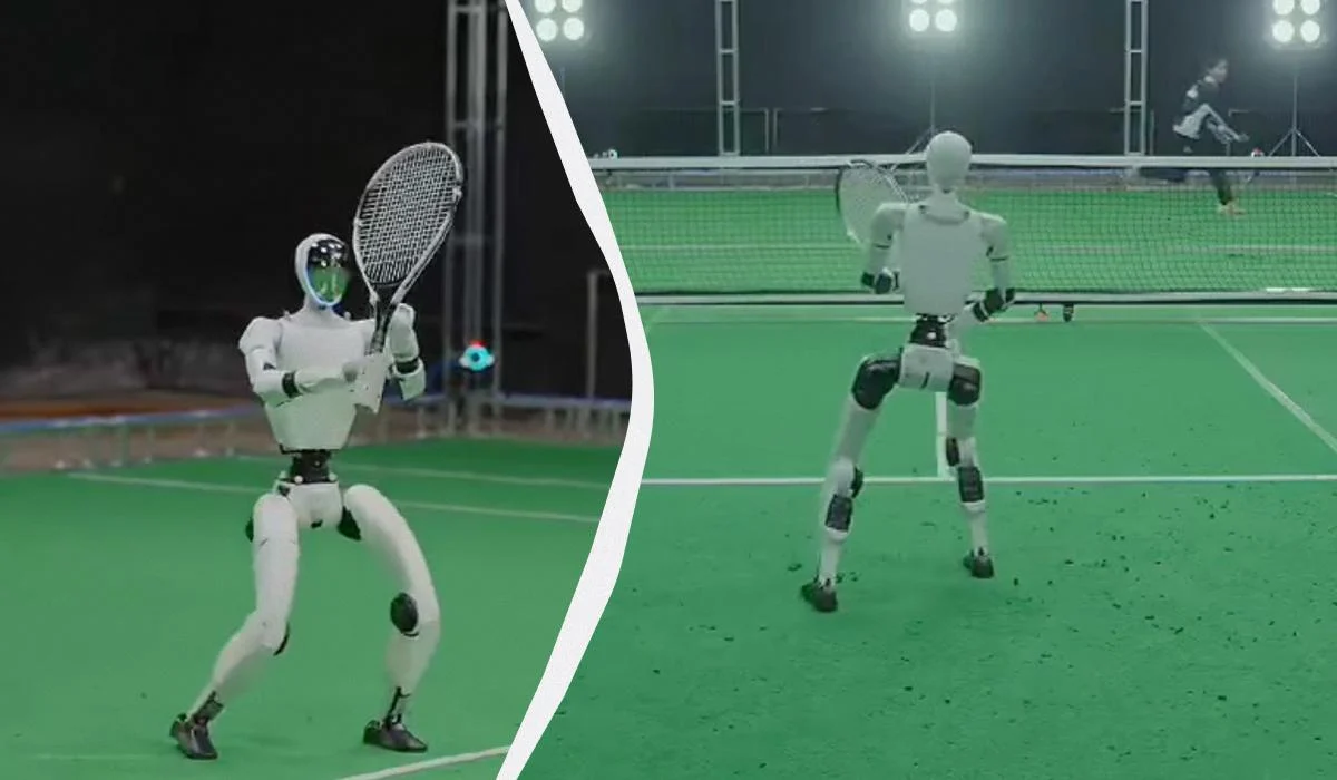 Вже змагається проти людей: у Китаї гуманоїдний робот навчився грати в теніс (відео) 1 Вже змагається проти людей: у Китаї гуманоїдний робот навчився грати в теніс (відео)