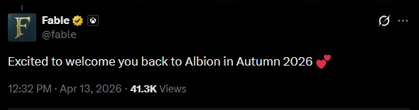 Альбіон на місці: Playground Games спростили інформацію про затримку Fable 2