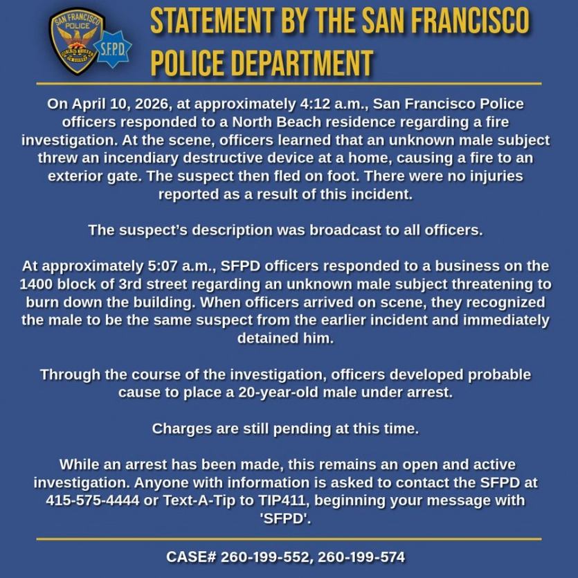 Чоловік вкинув коктейль Молотова в оселю Сема Альтмана, — поліція Сан-Франциско 3