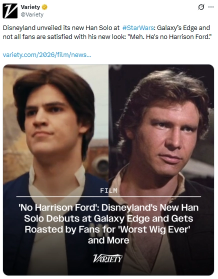 Хан Соло в "Galaxy: Edge" показав, що Гаррісона Форда неможливо замінити. 2