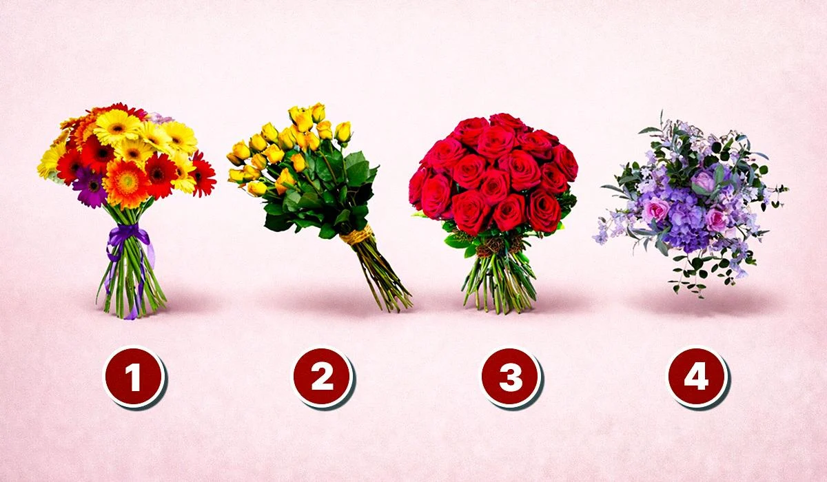 Який букет вам подобається: тест на ваш характер і недоліки за 1 хвилину