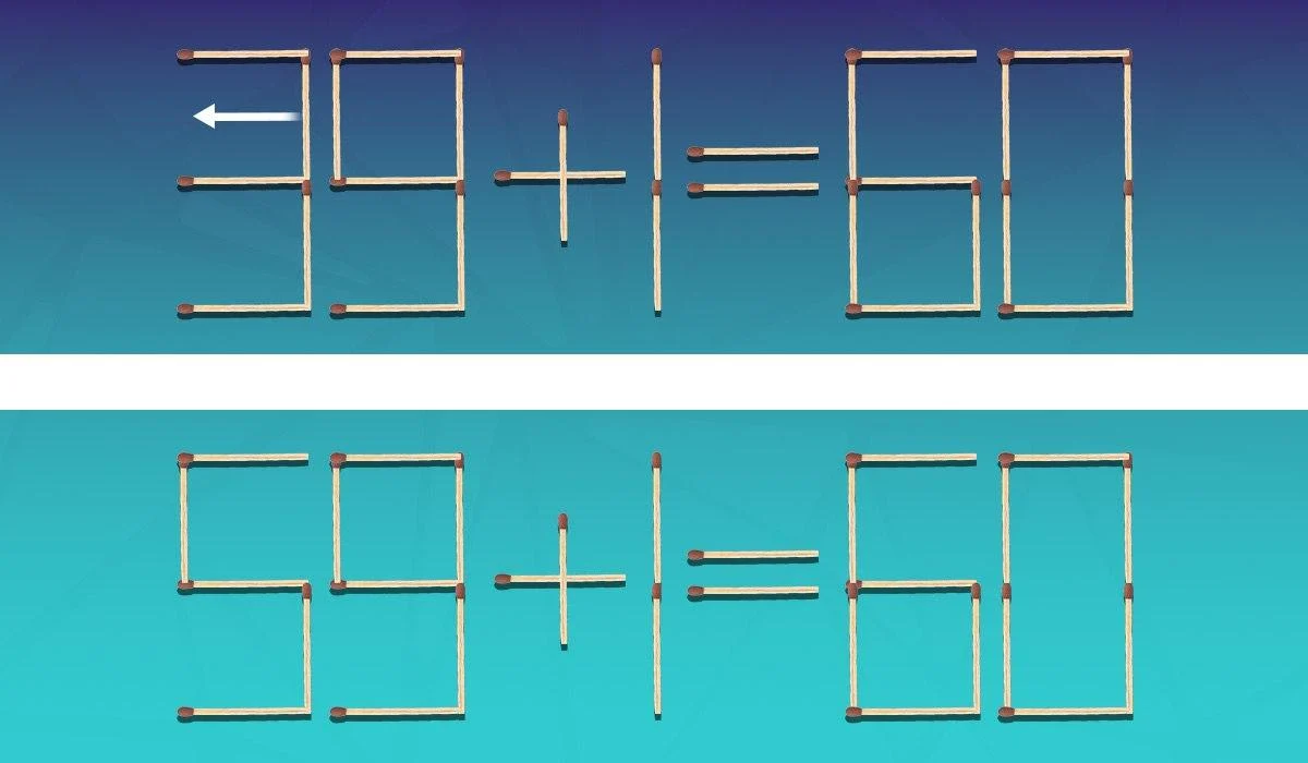 Який сірник треба перемістити, щоб рівняння стало правильним: тест для перевірки IQ