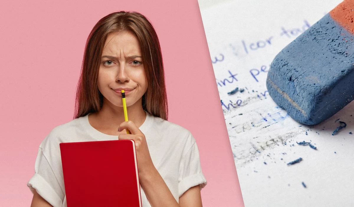 Ми все дитинство робили це неправильно: навіщо насправді потрібна синя сторона гумки