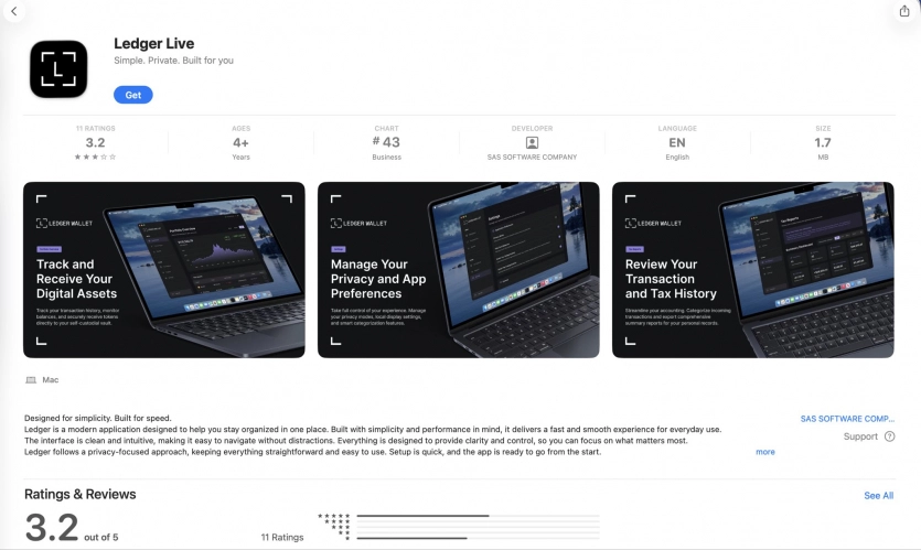 Мінус 6 біткоїнів за секунду: фальшивий Ledger з App Store викрав пенсійні накопичення відомого музиканта 4