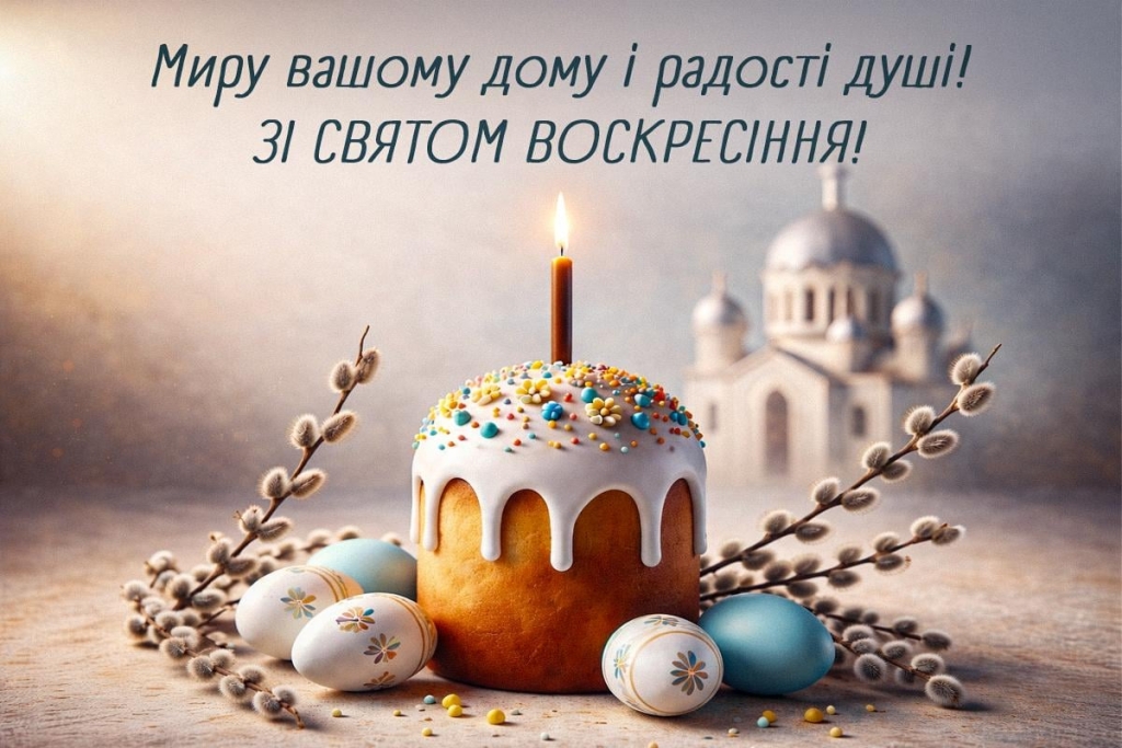 Найкращі привітання з Великоднем 2026 року: барвисті листівки та вірші