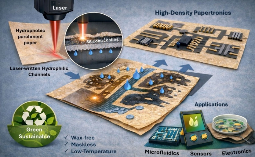 Паперова електроніка: науковці створюють мікросхеми на папері за допомогою лазера 1