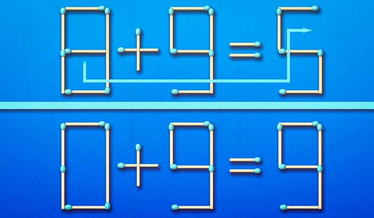 Треба перемістити лиш один сірник, щоб виправити помилку: тест-IQ на 11 секунд