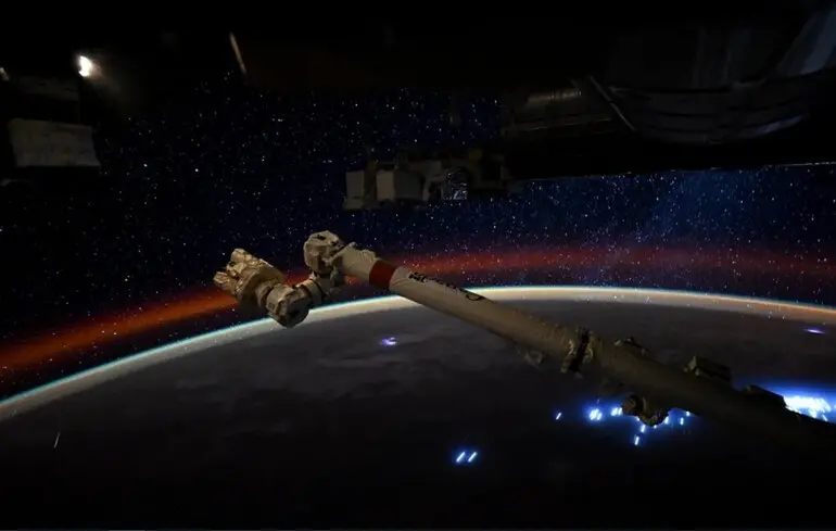 Зорепад з космосу: астронавтка Джессіка Меїр зафіксувала Ліриди з МКС - зображення 1