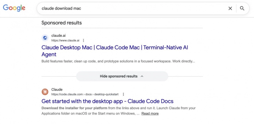 Хакери змусили Google просувати небезпечний Claude: як вони викрадають паролі на Mac 2