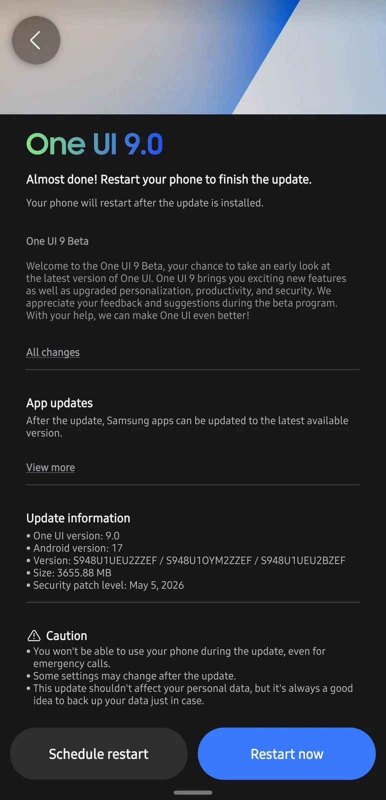 Samsung анонсувала першу бета-версію One UI 9: список вдосконалень 2