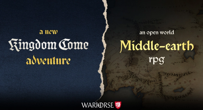 Warhorse офіційно оголосила про RPG у Середзем'ї та нову пригоду Kingdom Come. 1