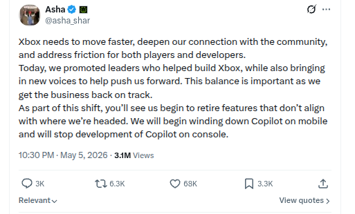 Xbox скасовує AI Copilot для консолей та мобільних пристроїв 2