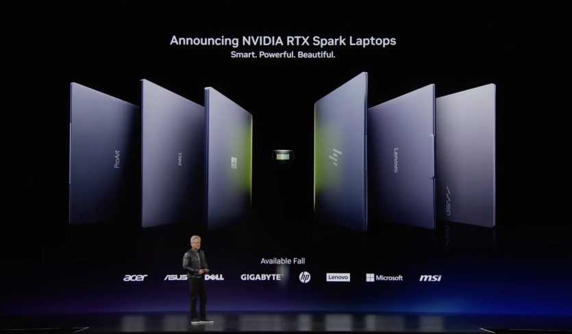 NVIDIA представила чіп RTX Spark для ПК: Lenovo, HP, Dell та Microsoft випустять перші моделі восени. 1