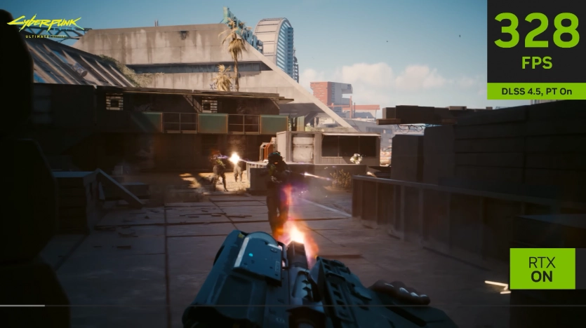 NVIDIA представила DLSS 4.5 Ray Reconstruction: поліпшить трасування променів у Cyberpunk 2077, Alan Wake 2 та багатьох інших іграх. 1