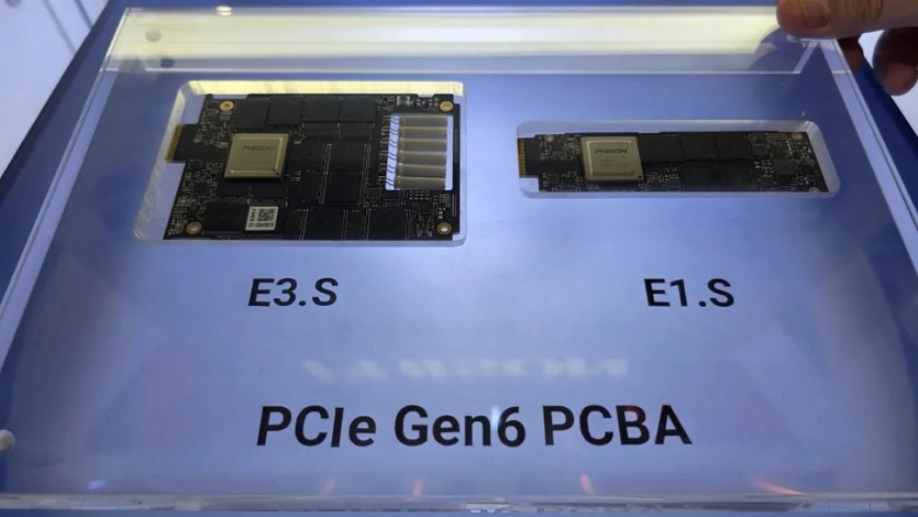 Швидкість до 28 ГБ/с: Phison презентувала на Computex PCIe 6.0 X3 для SSD 1
