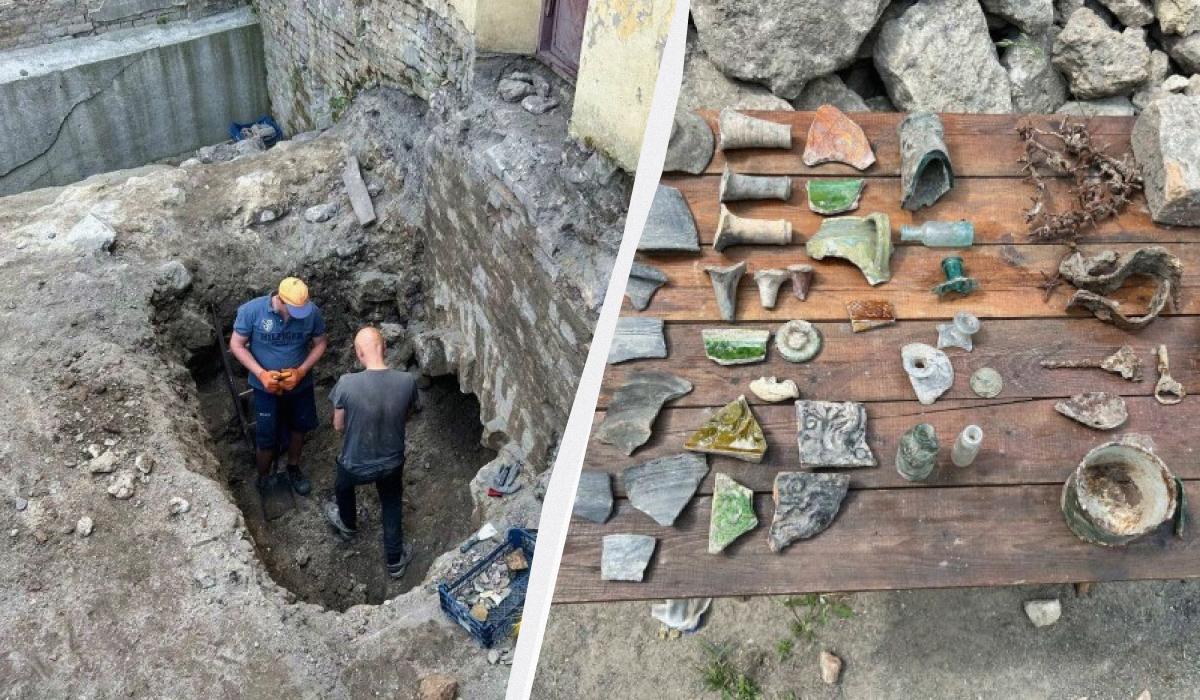 У Луцьку археологи виявили залишки основи вежі, яка була закрита близько 300 років тому (фото) 1 У Луцьку археологи відкопали фундамент вежі, засипаної близько 300 років тому (фото)