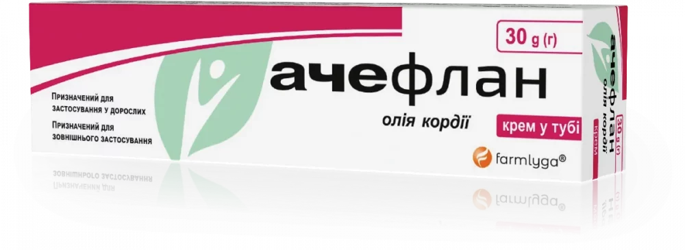 Ачефлан від чого допомагає: крем проти болю та запалення 1