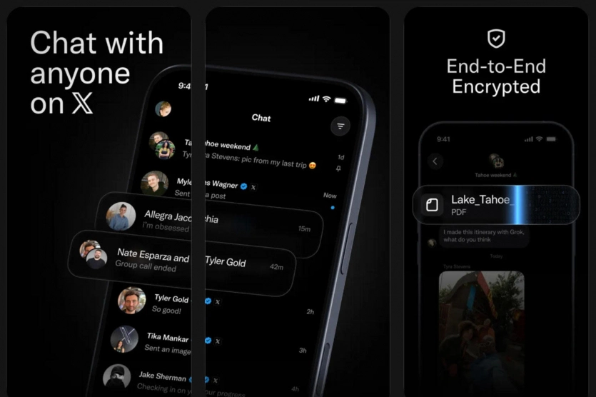 Ілон Маск критикує WhatsApp і Signal: X офіційно презентує свій месенджер XChat 1
