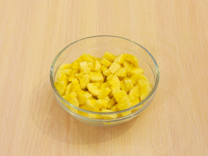 Кекс з шоколадом і бананами на манці 2