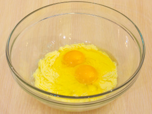 Кекс з шоколадом і бананами на манці 4